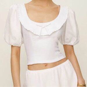 Reformation Greta Linen Top